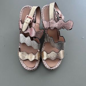 Marc Fisher espadrille wedges size 6.5